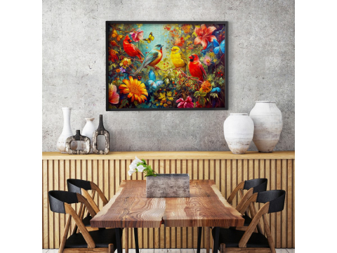 Puzzle 1000 piese Enjoy – Chirps and Flutters [5]