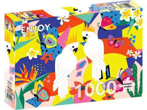 Puzzle - Puzzle 1000 piese Enjoy – Cockatoo