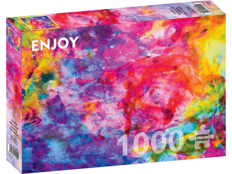 Puzzle - Puzzle 1000 piese Enjoy – Colourful Abstract Oil Painting