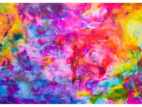 Puzzle 1000 piese Enjoy – Colourful Abstract Oil Painting [1]