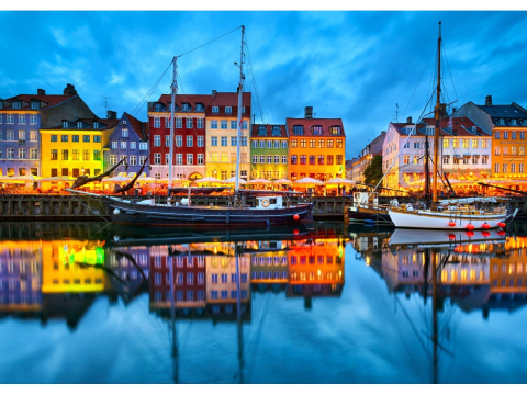 Puzzle 1000 piese Enjoy – Copenhagen Old Harbor [1]