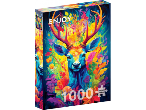 Puzzle - Puzzle 1000 piese Enjoy – Crowned Stag