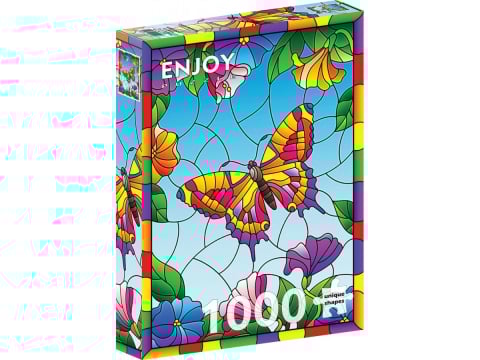 Puzzle - Puzzle 1000 piese Enjoy – Crystal Butterfly