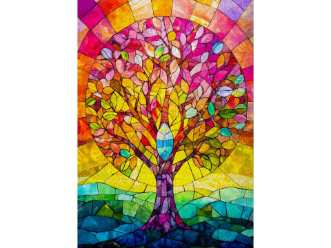 Puzzle 1000 piese Enjoy – Crystallized Tree [1]