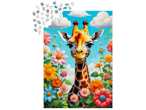 Puzzle 1000 piese Enjoy – Cute Giraffe [2]
