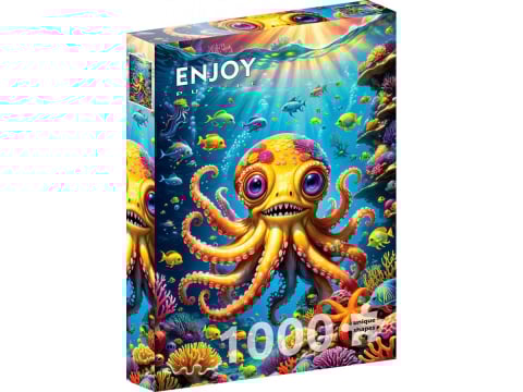 Noutati - Puzzle 1000 piese Enjoy – Cute Octopus