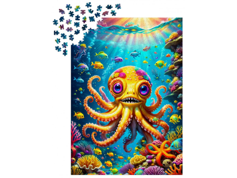 Puzzle 1000 piese Enjoy – Cute Octopus [2]