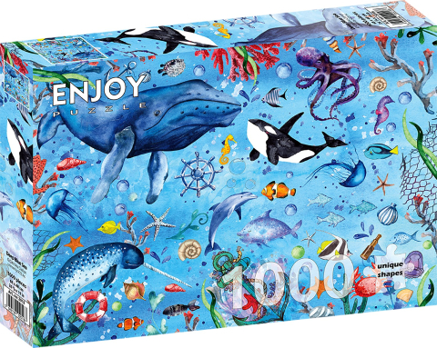 Puzzle - Puzzle 1000 piese Enjoy – Deep Blue Sea