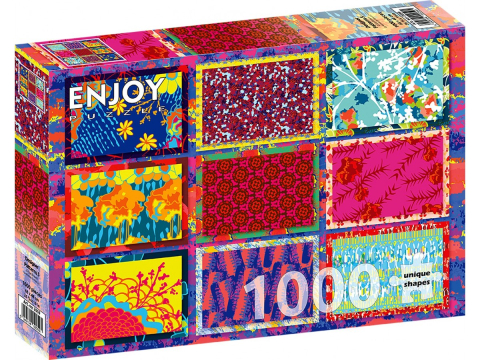 Puzzle - Puzzle 1000 piese Enjoy – Designer Patterns 5