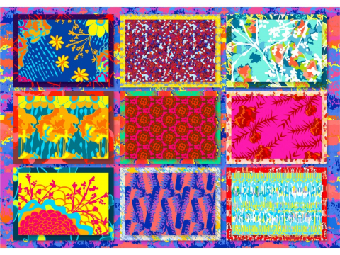 Puzzle 1000 piese Enjoy – Designer Patterns 5 [1]