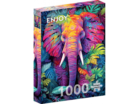 Puzzle - Puzzle 1000 piese Enjoy – Disguised Elephant