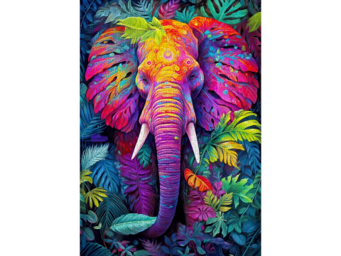 Puzzle 1000 piese Enjoy – Disguised Elephant [1]