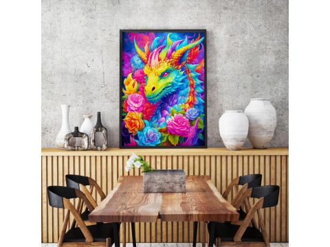 Puzzle 1000 piese Enjoy – Dragon [5]