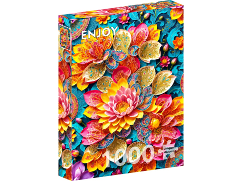 Puzzle - Puzzle 1000 piese Enjoy – Elegant Waterlilies