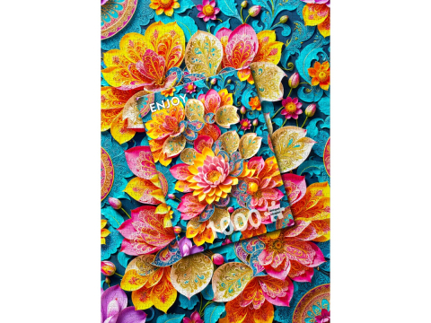 Puzzle 1000 piese Enjoy – Elegant Waterlilies [3]