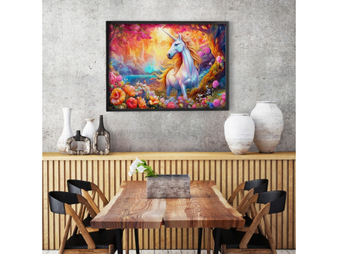Puzzle 1000 piese Enjoy – Enchanted Harmony Unicorn [5]
