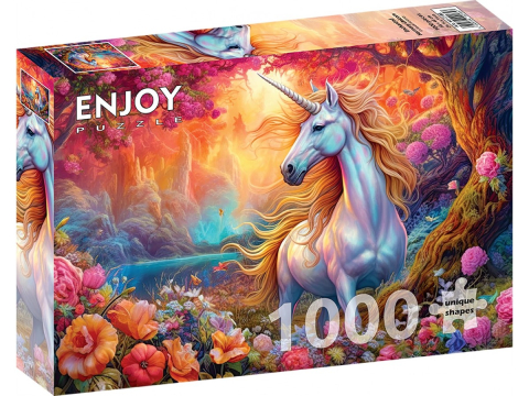 Puzzle - Puzzle 1000 piese Enjoy – Enchanted Harmony Unicorn