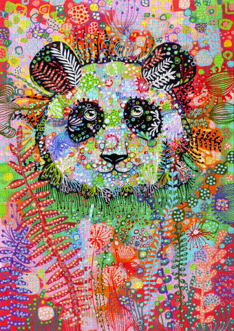 Puzzle 1000 piese Enjoy – Enigmatic Panda [1]