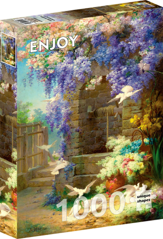 Puzzle 1000 piese - Puzzle 1000 piese Enjoy – Eugène Bidau – Le Printemps