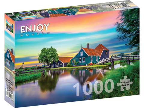 Puzzle 1000 piese - Puzzle 1000 piese Enjoy – Farm House in the Netherlands