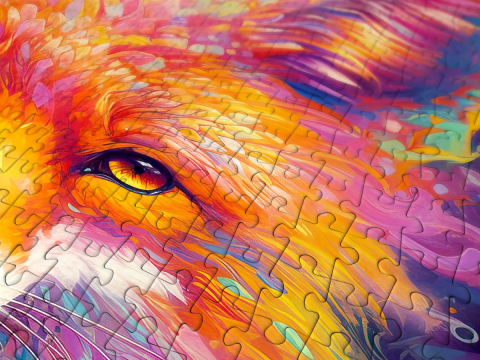 Puzzle 1000 piese Enjoy – Fiery Fox [4]