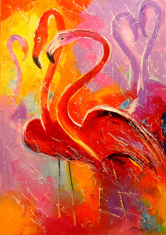 Puzzle 1000 piese Enjoy – Flamingo [1]