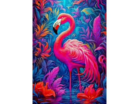 Puzzle 1000 piese Enjoy – Flamingo Miracle [1]