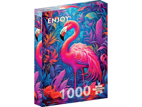 Puzzle - Puzzle 1000 piese Enjoy – Flamingo Miracle