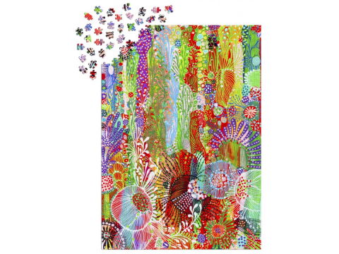 Puzzle 1000 piese Enjoy – Floral Curtain [2]