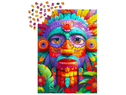 Puzzle 1000 piese Enjoy – Floral Totem [2]