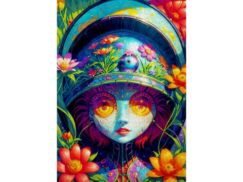 Puzzle 1000 piese Enjoy – Floral Warrior [1]