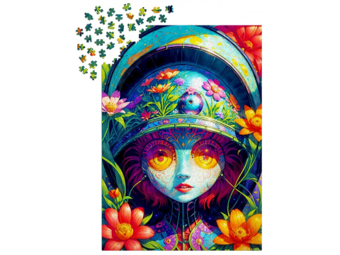 Puzzle 1000 piese Enjoy – Floral Warrior [2]