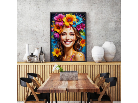 Puzzle 1000 piese Enjoy – Flower Girl [5]