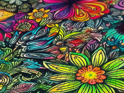 Puzzle 1000 piese Enjoy – Flower Power [4]