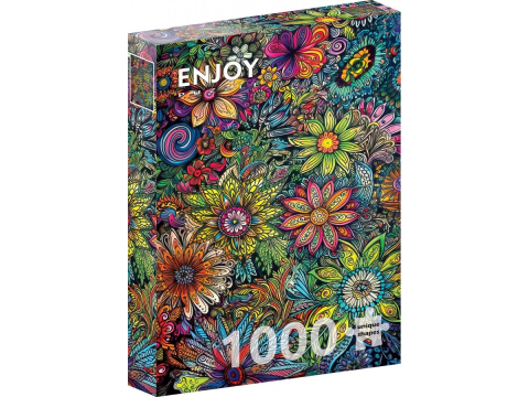Puzzle - Puzzle 1000 piese Enjoy – Flower Power