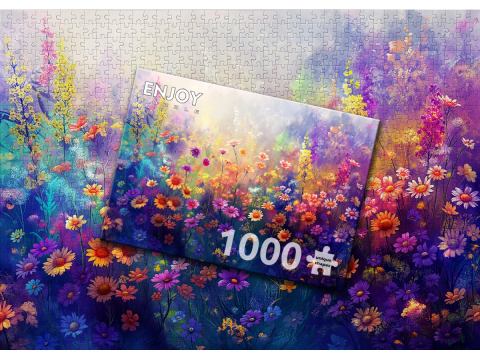 Puzzle 1000 piese Enjoy – Flowering Glade [3]