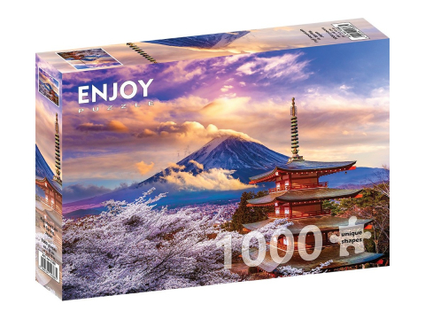 Puzzle - Puzzle 1000 piese Enjoy – Fuji Mountain in Spring, Japan