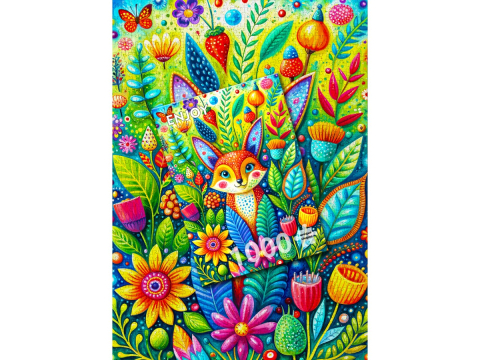 Puzzle 1000 piese Enjoy – Garden’s Guest [3]