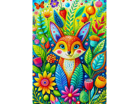 Puzzle 1000 piese Enjoy – Garden’s Guest [1]