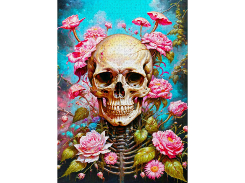 Puzzle 1000 piese Enjoy – Garden Skeleton [1]