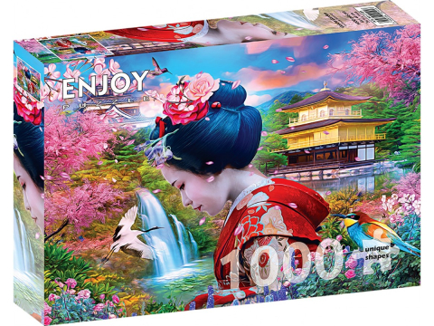 Puzzle - Puzzle 1000 piese Enjoy – Geisha Garden
