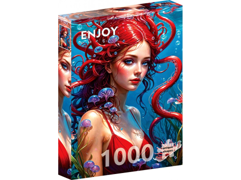 Puzzle 1000 piese - Puzzle 1000 piese Enjoy – Ginger Mermaid