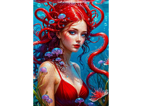 Puzzle 1000 piese Enjoy – Ginger Mermaid [1]