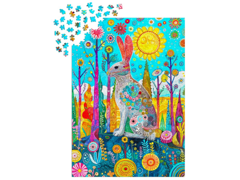 Puzzle 1000 piese Enjoy – Hare’s Whimsical Land [2]