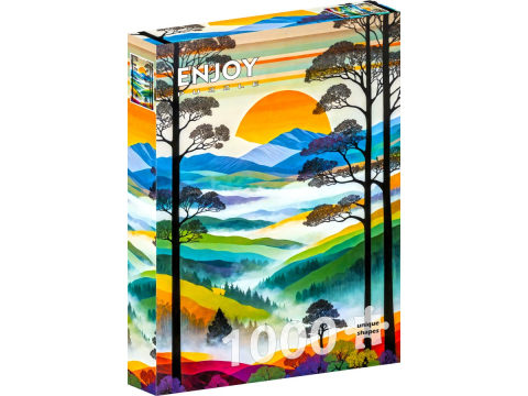 Puzzle - Puzzle 1000 piese Enjoy – Hilltops Breeze