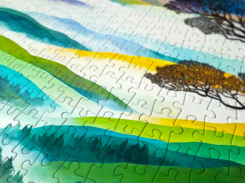 Puzzle 1000 piese Enjoy – Hilltops Breeze [4]