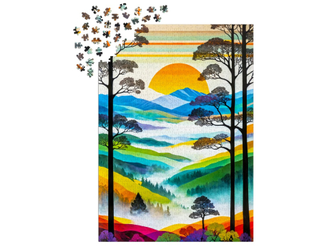 Puzzle 1000 piese Enjoy – Hilltops Breeze [2]