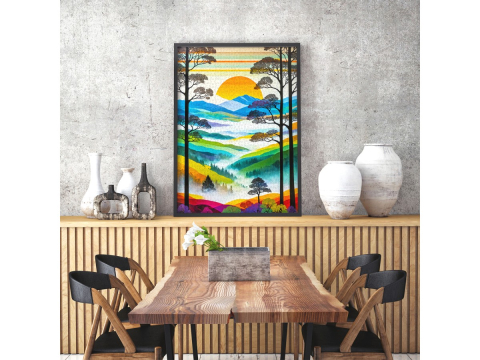 Puzzle 1000 piese Enjoy – Hilltops Breeze [5]