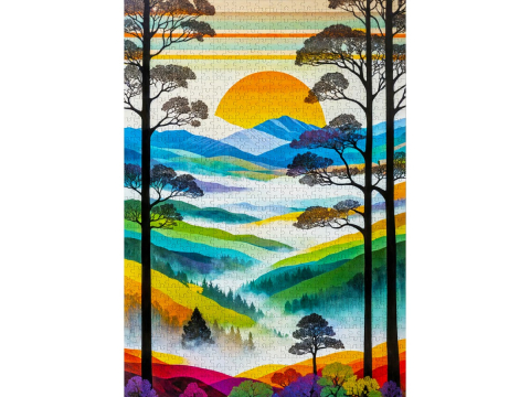 Puzzle 1000 piese Enjoy – Hilltops Breeze [1]