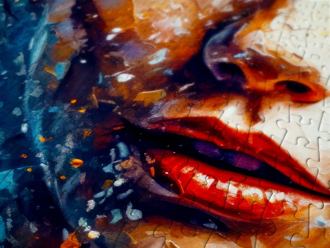 Puzzle 1000 piese Enjoy – Icy Gaze [4]